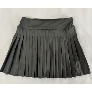 Vital Life Skort XL Black Skirt Built In Shorts Pleated Tennis‎ Golf Athletic